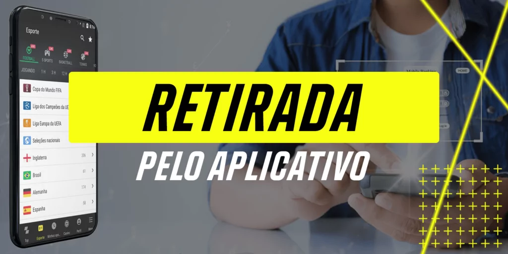 A retirada de fundos da casa de apostas Parimatch também está disponível através de um aplicativo móvel.