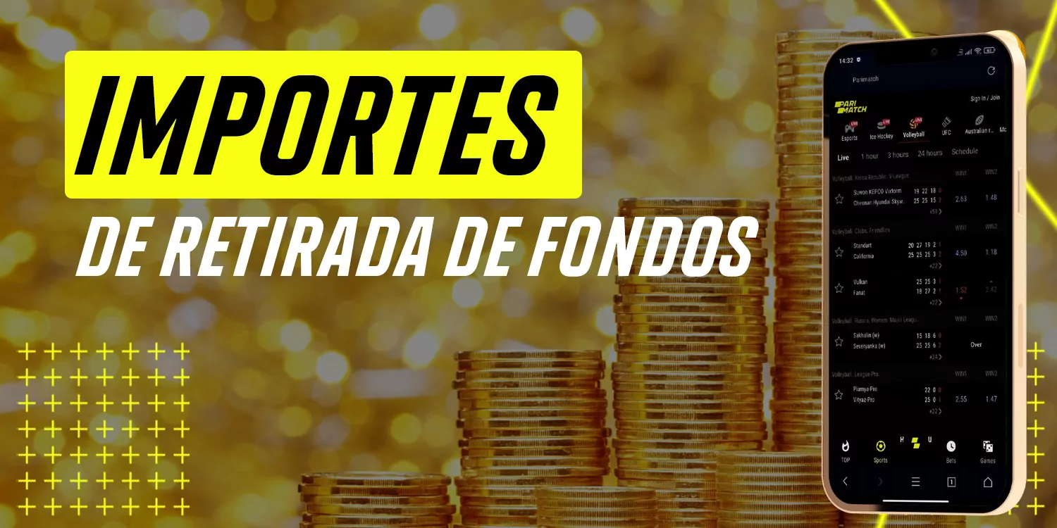 Retiradas mínimas y máximas de Parimatch 2022