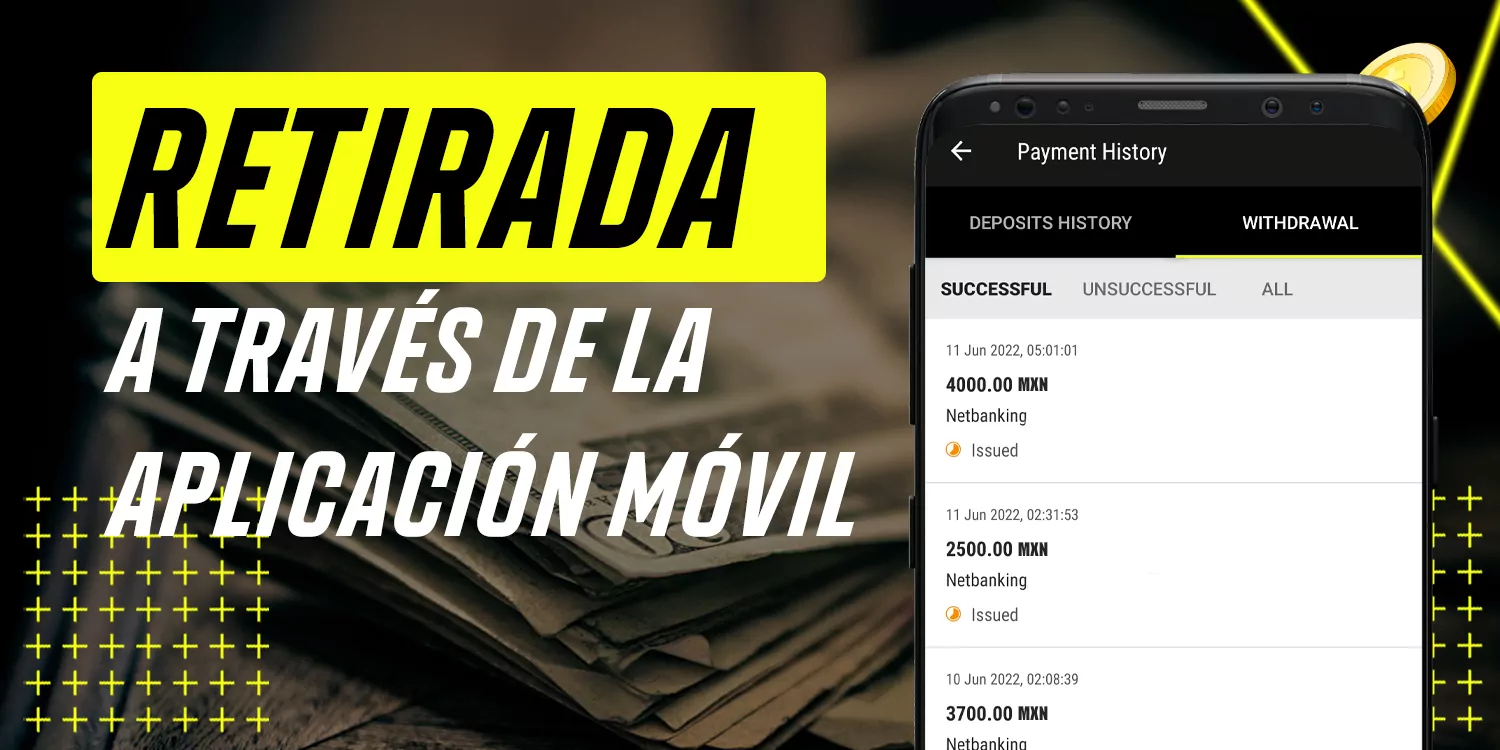 Cómo retirar las ganancias de Parimatch utilizando la aplicación móvil