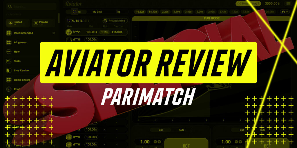 Aviator game review from Parimatch.