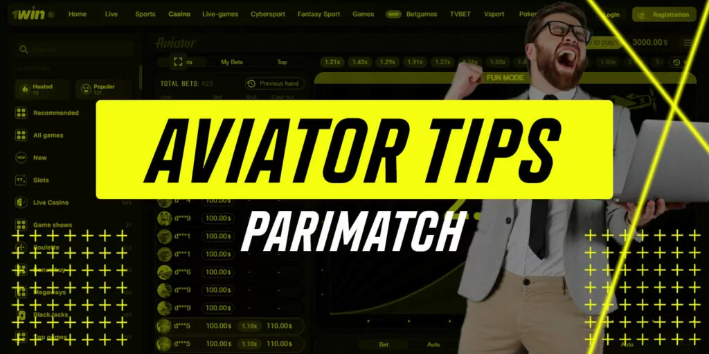 Tips for playing Aviator from Parimatch.